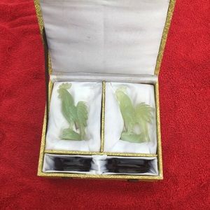 chinese jadeite rooster 3-1/2’